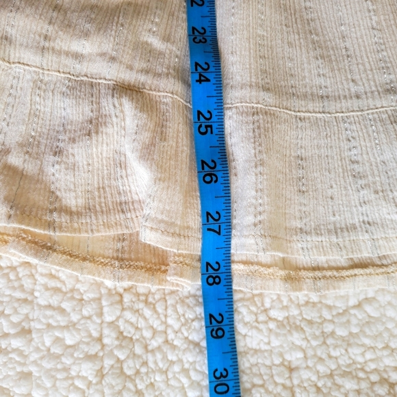 Cotton Creme Gauzy Tiered Midi Skirt size 10 (girls) size 2 (womens) - Picture 9 of 12